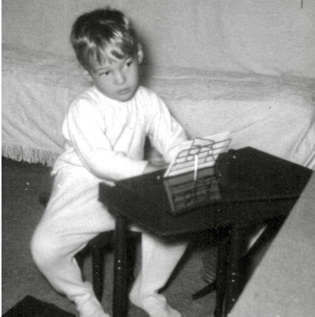 Charles Van Deursen at Three Years old, by Dianne Hutchins. www.InTuneWithYou.com